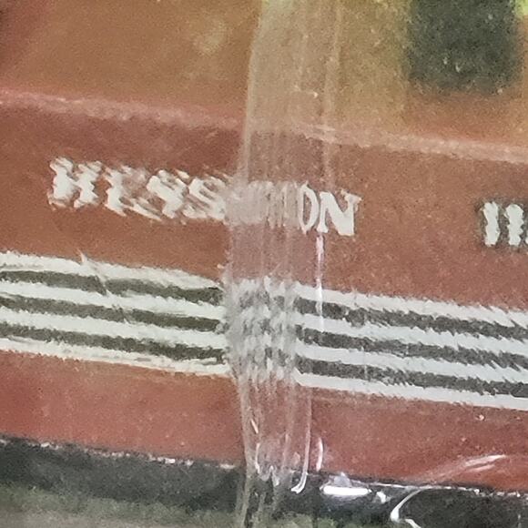 Vintage mini toys Inc 1/64 scale Hesston 1180 DT Turbo tractor brown/white - Picture 4 of 9